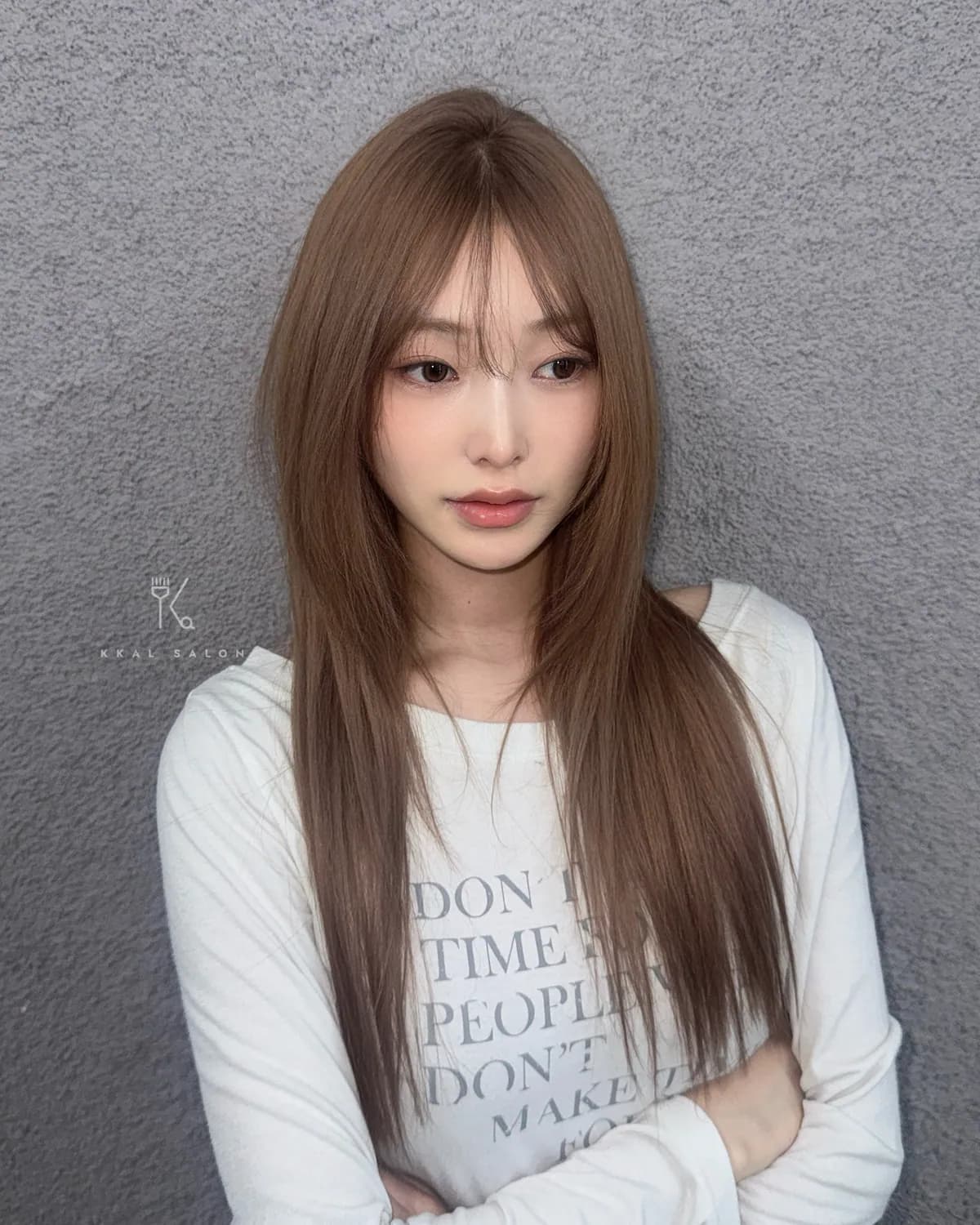 브라운 컬러 웨이브 · 깔살롱 압구정로데오점